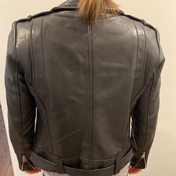 Black Leather Jacket - Picture 3 of 4